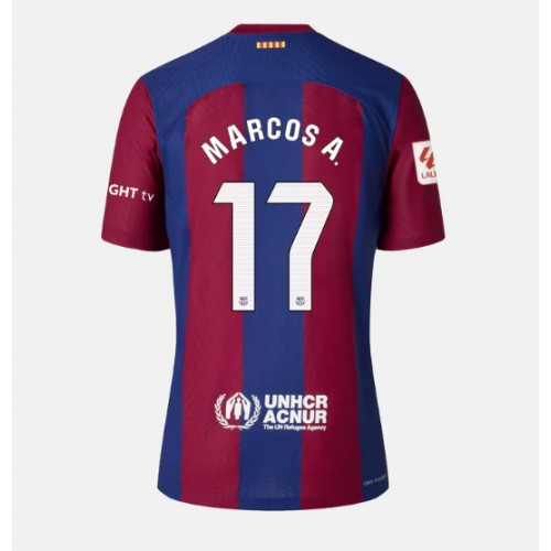 Maillot de foot Barcelona Marcos Alonso #17 Domicile Femmes 2023-24 Manches Courte